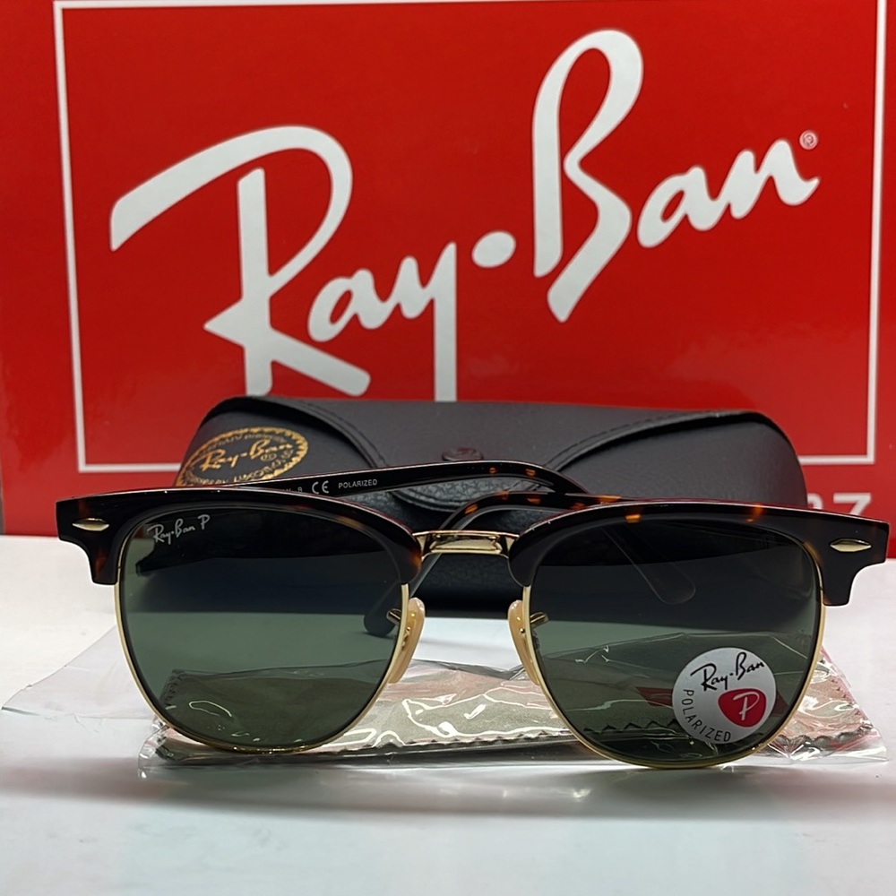 BNIB Ray ban 3016 Club master polarized sunglass